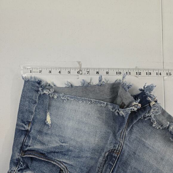 Kut From the kloth Jane high rise short blue size 8 womens 6936 - Picture 5 of 11